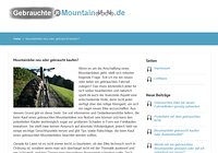Gebrauchte Mountainbikes Ratgeber und Infoseite